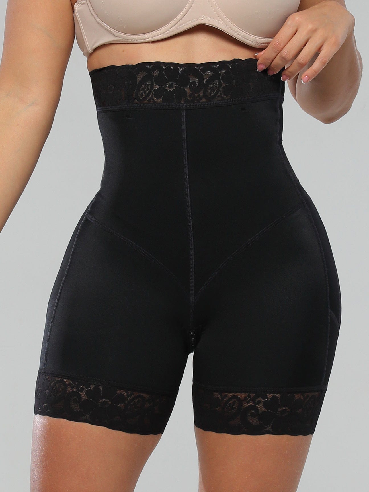 Buy Pour Moi Black Hourglass Shapewear Firm Tummy Control High Waist Short  from Next Hungary