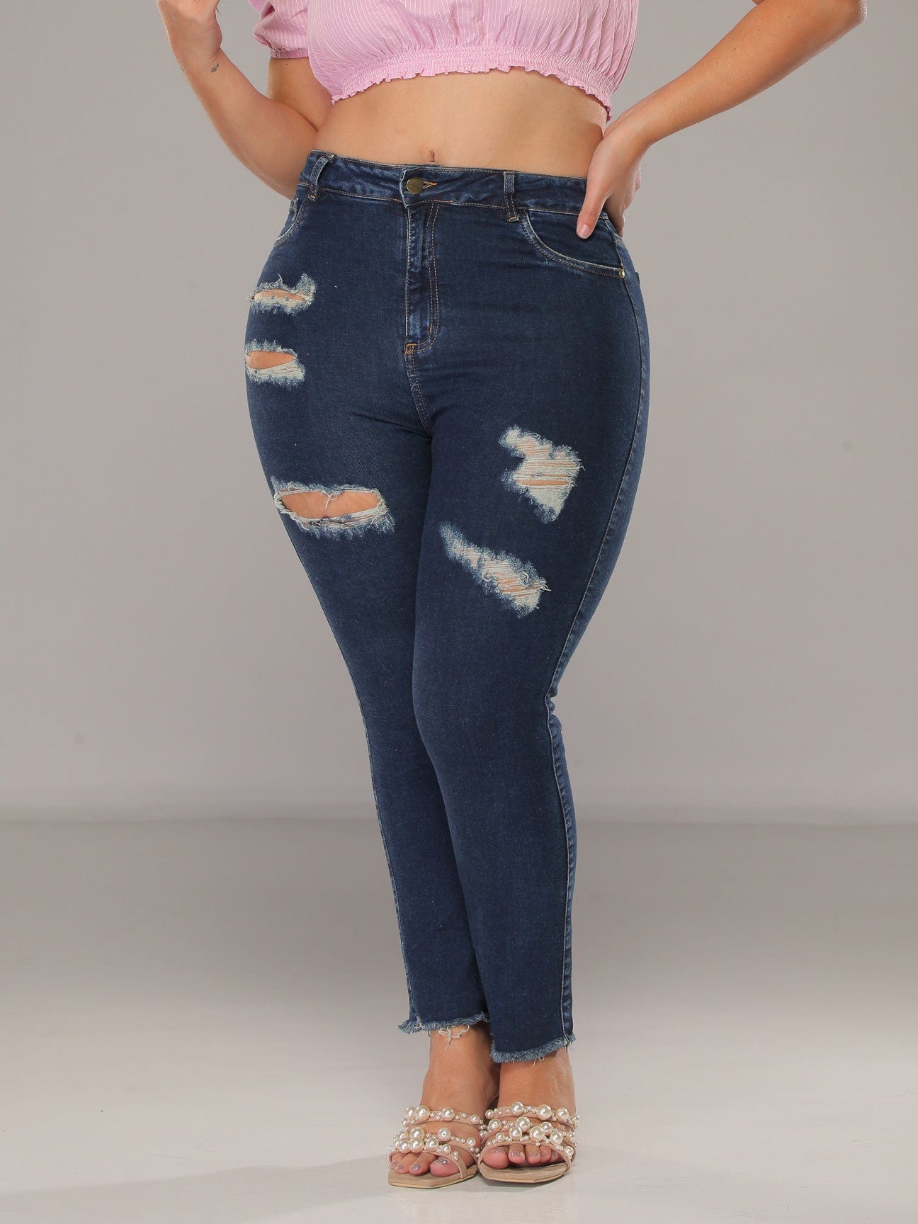 Dreamy Women's Colombian Levanta Cola Butt Lifting Jeans High Rise Waist  Skinny